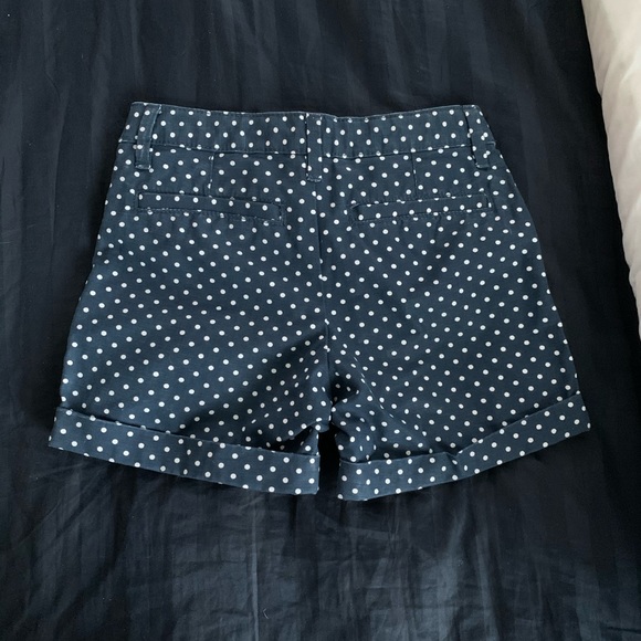 GapKids Navy Polka Dots Shorts - Picture 2 of 3